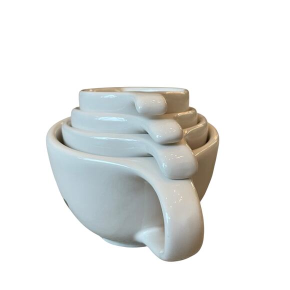 New Rae Dunn Snowman Christmas Nesting Measuring Cups 2023 Kitchen Baking - Picture 5 of 16